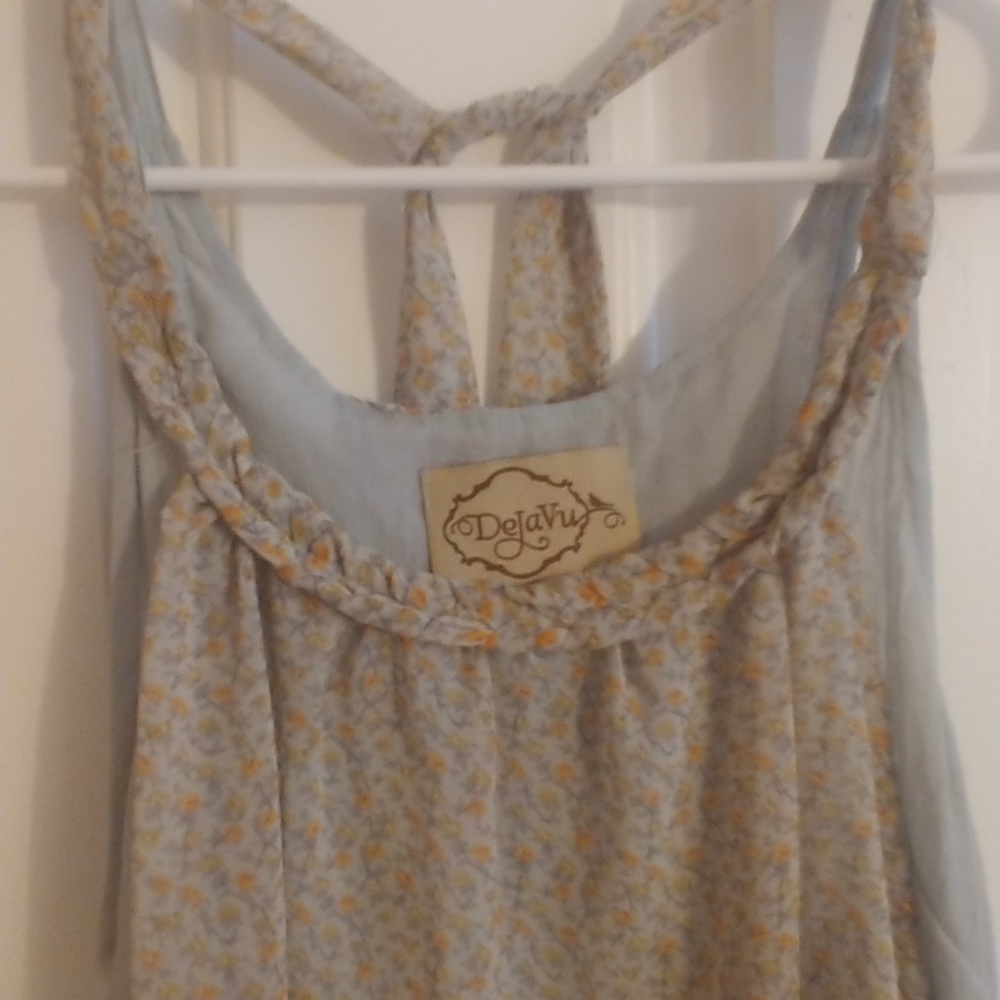 Deja Vu hippie tank top